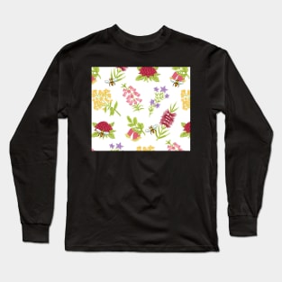 Wildflowers and Honeybees Long Sleeve T-Shirt